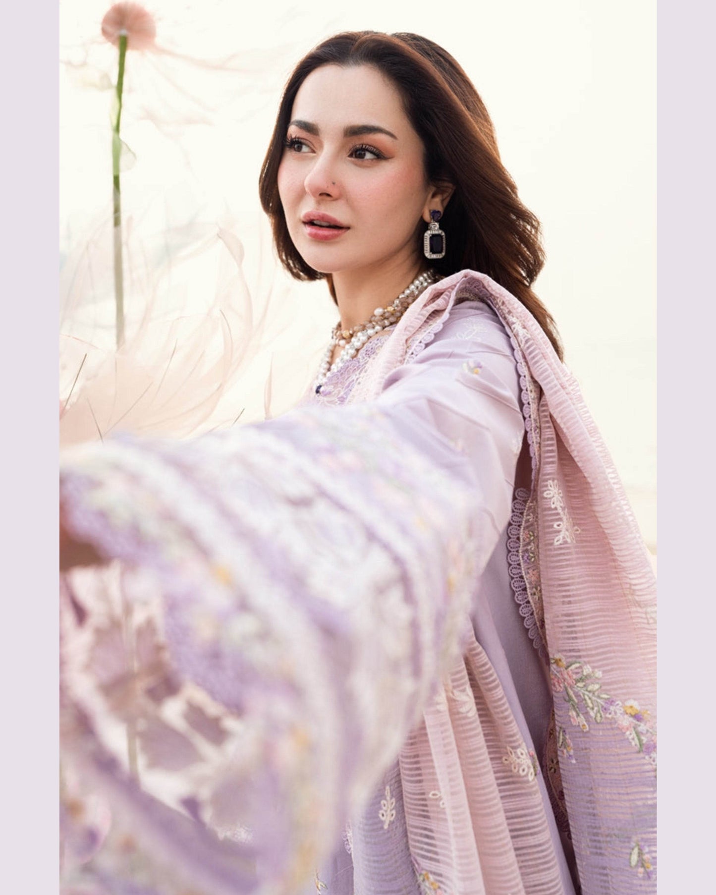 QALAMKAR LAWN UNSTITCHED EMB 3PC - City Cloth House