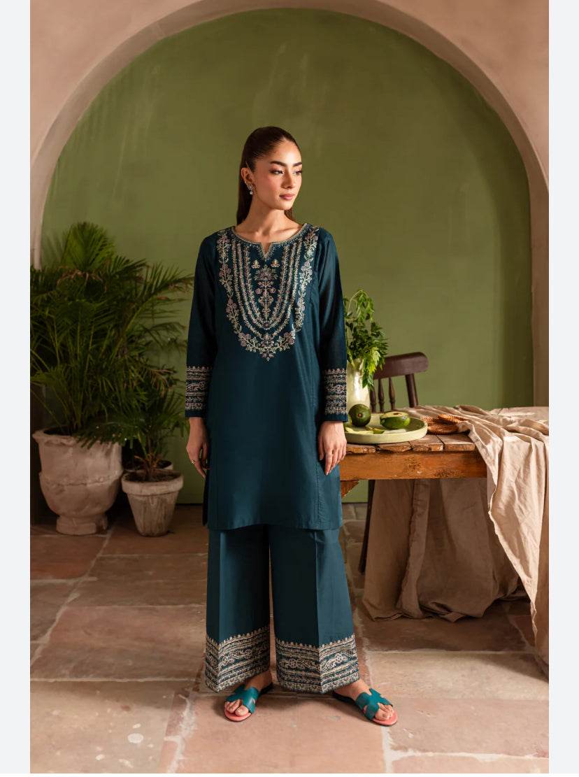 BATIK LAWN LUXURY UNSTITCHED EMB 2PC - City Cloth House