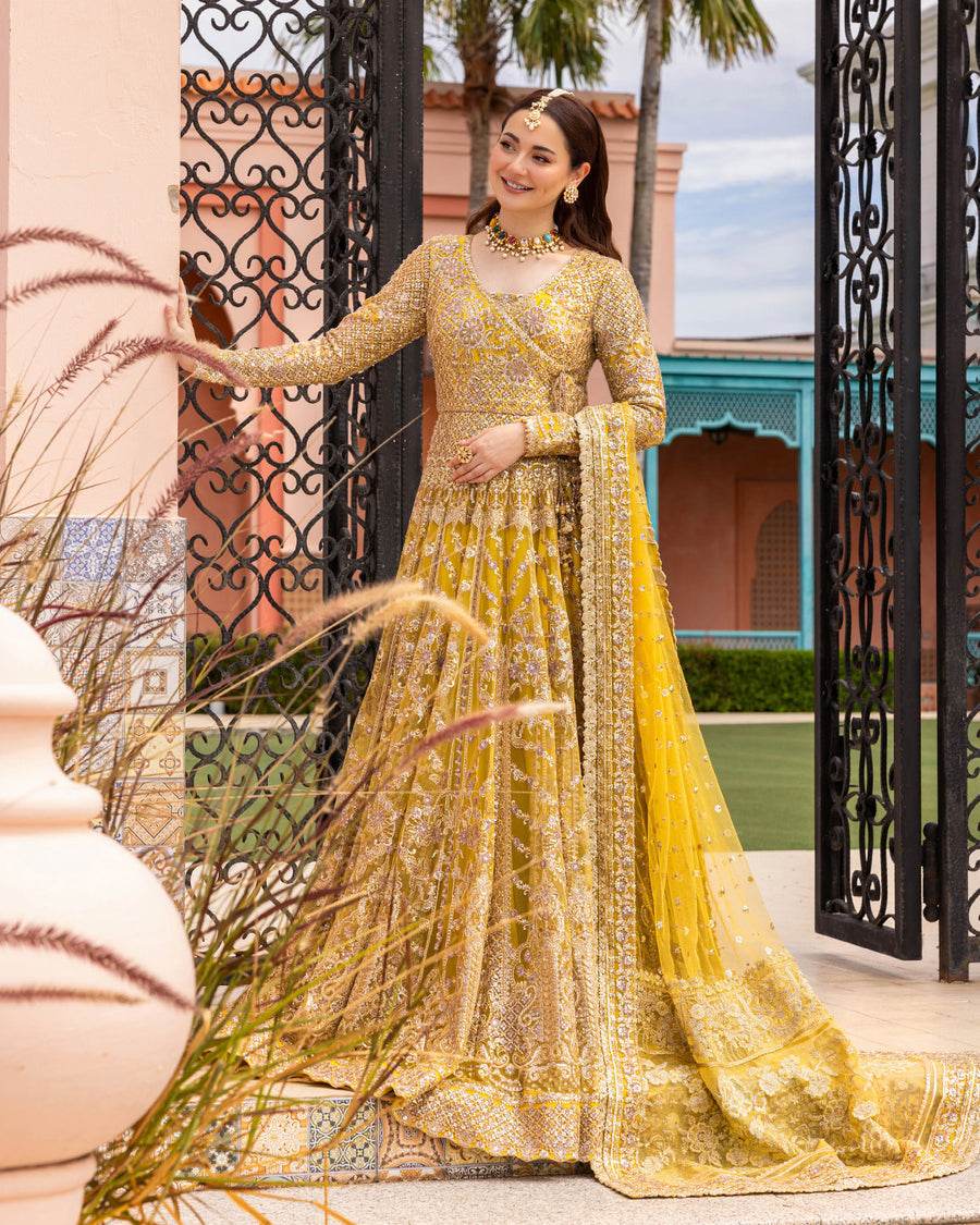 FAIZA SAQLAIN NET UNSTITCHED EMB MELITA-08 MAXI - City Cloth House