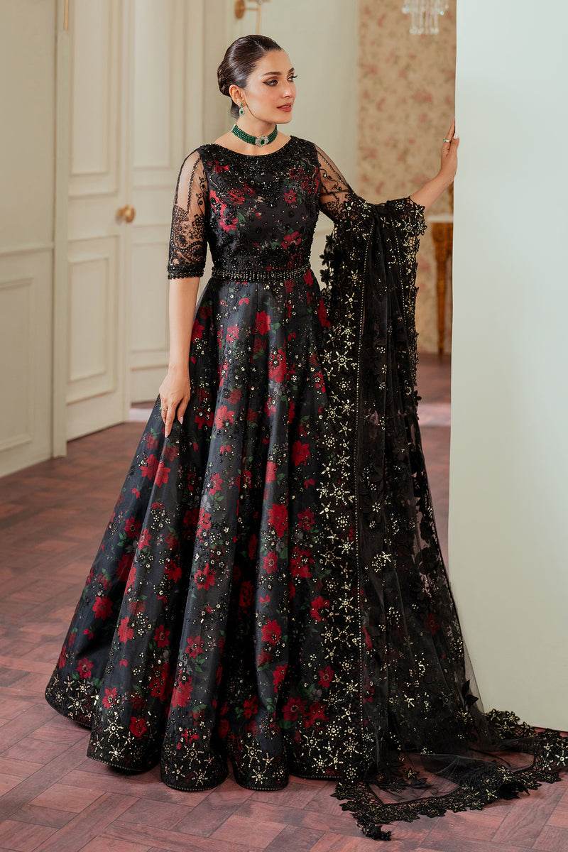 BAROQUE NET UNSTITCHED EMB MAXI BQU-CH-13-05 - City Cloth House