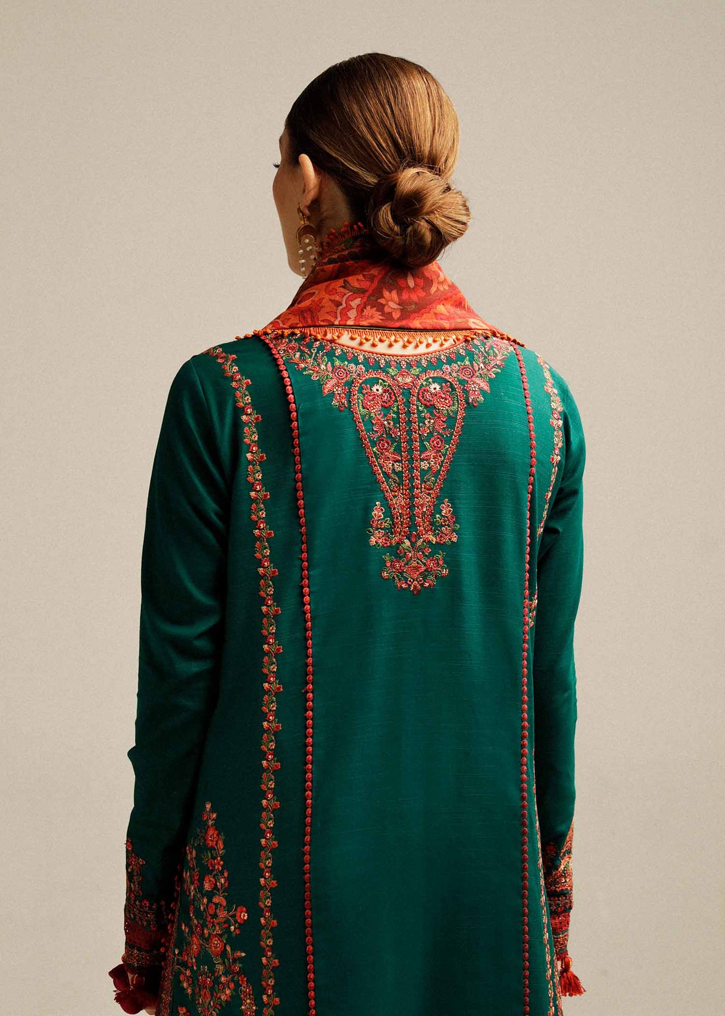 HUSSAIN REHAR DHANAK UNSTITCHED EMB 3PC