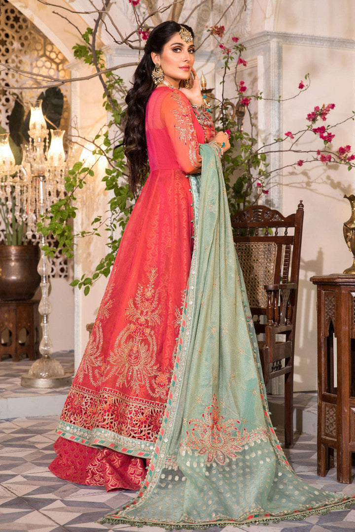 MARIA.B CHIFFON UNSTICH EMB MAXI