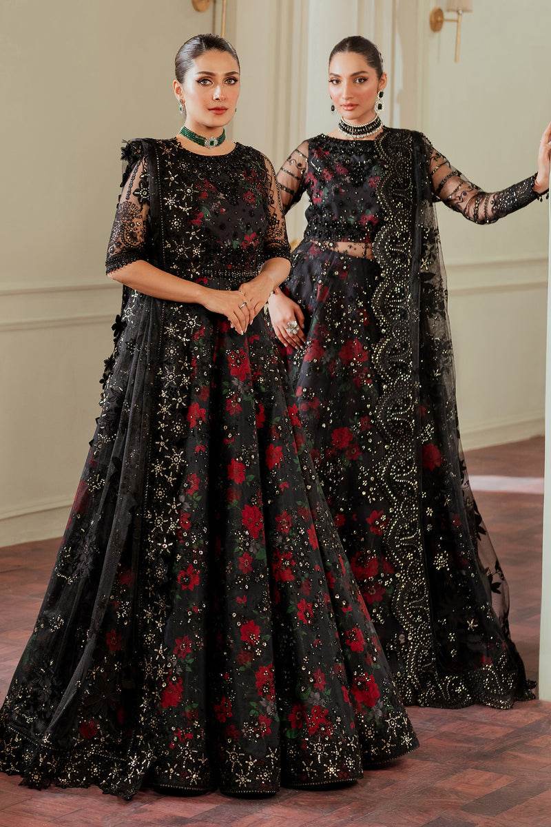 BAROQUE NET UNSTITCHED EMB MAXI BQU-CH-13-05 - City Cloth House