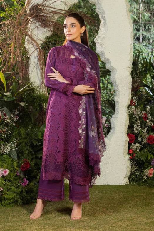 SOBIA NAZIR LAWN UNSTITCHED EMB 3PC 25’ (2-B) - City Cloth House