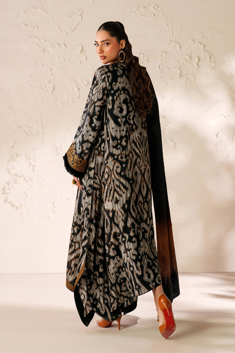 BAROQUE LINEN PRINTED UNSTICHED 3PC