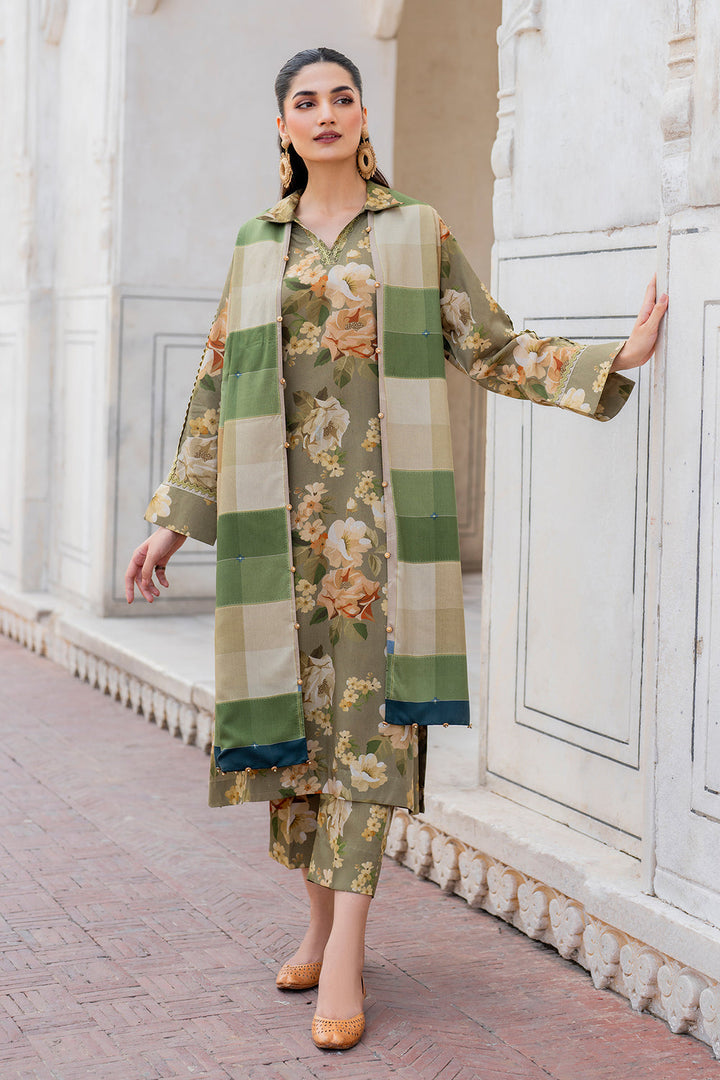 BAROQUE KHADDAR UNSTICH PRINTED 3PC