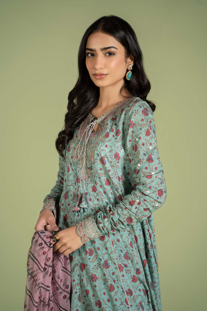 BAROQUE KARANDI PRINTED UNSTICHED 3PC