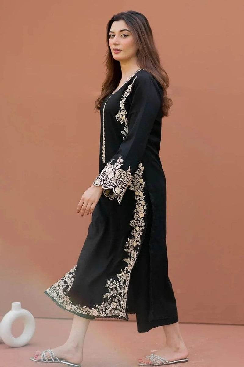 CF DHANAK UNSTITCHED EMB 2PC