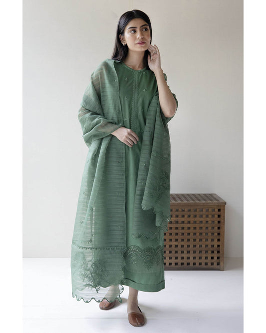 CITY FABRICS LAWN UNSTITCHED EMB 3PC - City Cloth House