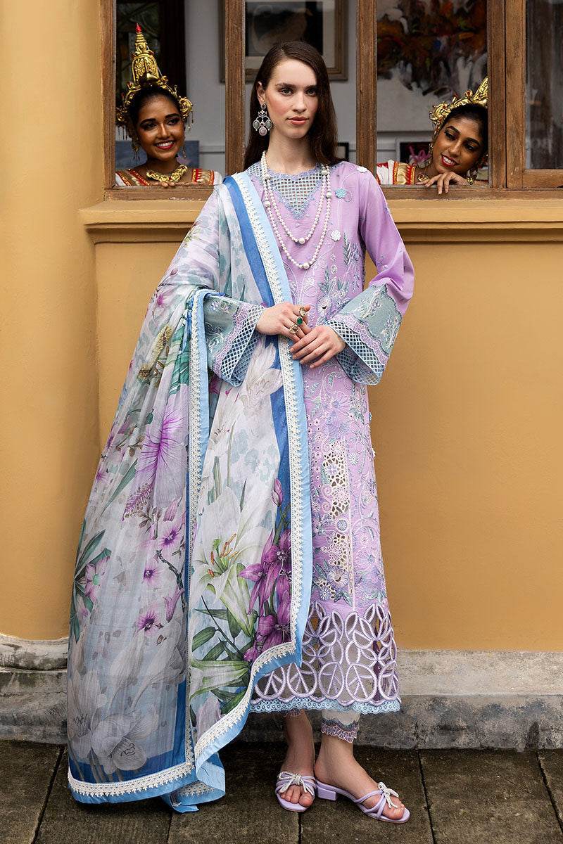 MUSHQ LAWN UNSTITCH EMB 3PC GLOWING PULSE - City Cloth House