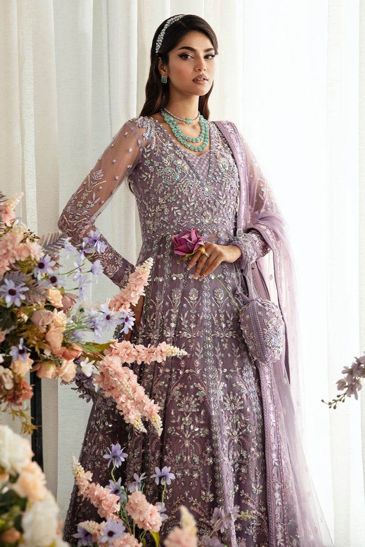 GULAAL ORGANZA UNSTITCHED EMB ZEVA GL-34 MAXI - City Cloth House