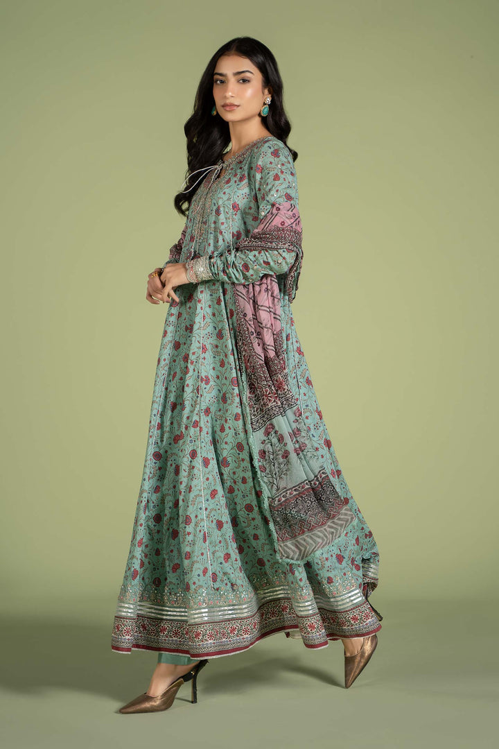 BAROQUE KARANDI PRINTED UNSTICHED 3PC
