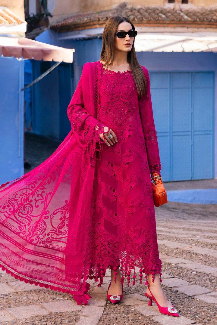 MARIA.B LAWN LUXURY UNSTITCH EMB 3PC 25’ (8-A) - City Cloth House