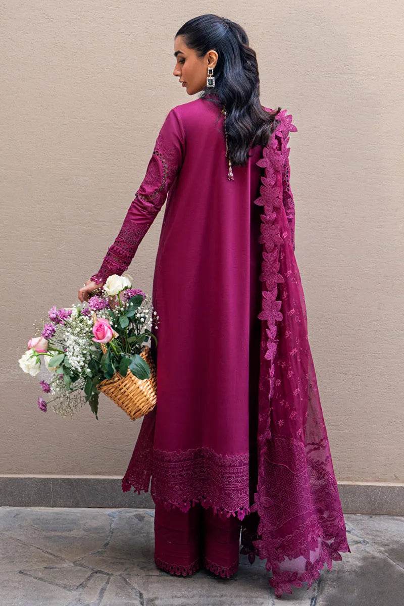 QALAMKAR LAWN UNSTITCHED EMB 3PC - City Cloth House