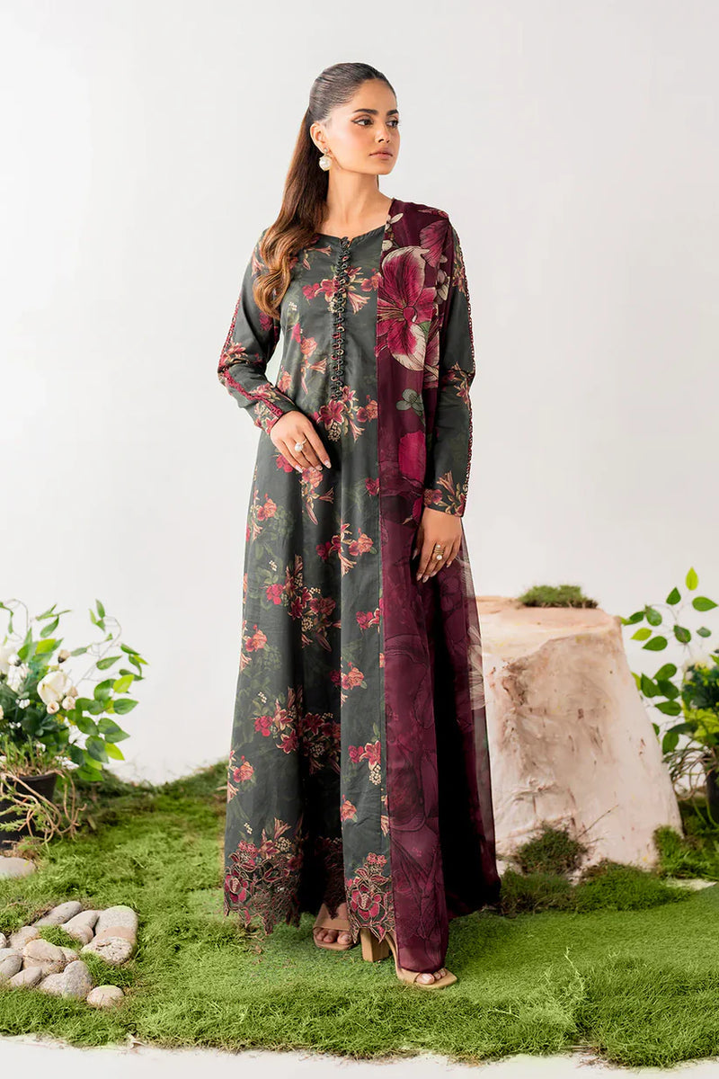 BAROQUE KHADDAR UNSTICH PRINTED 3PC