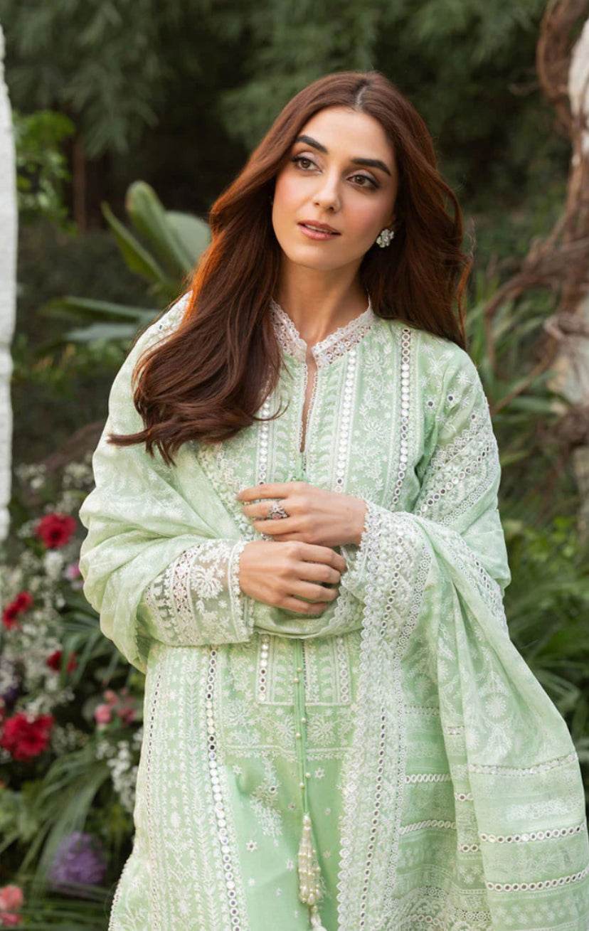 SOBIA NAZIR LAWN LUXURY UNSTITCHED EMB 3PC - City Cloth House