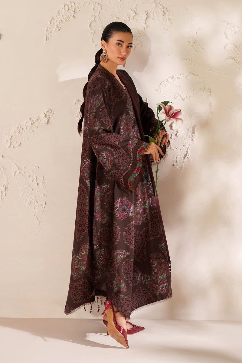 BAROQUE LINEN PRINTED UNSTICHED 3PC