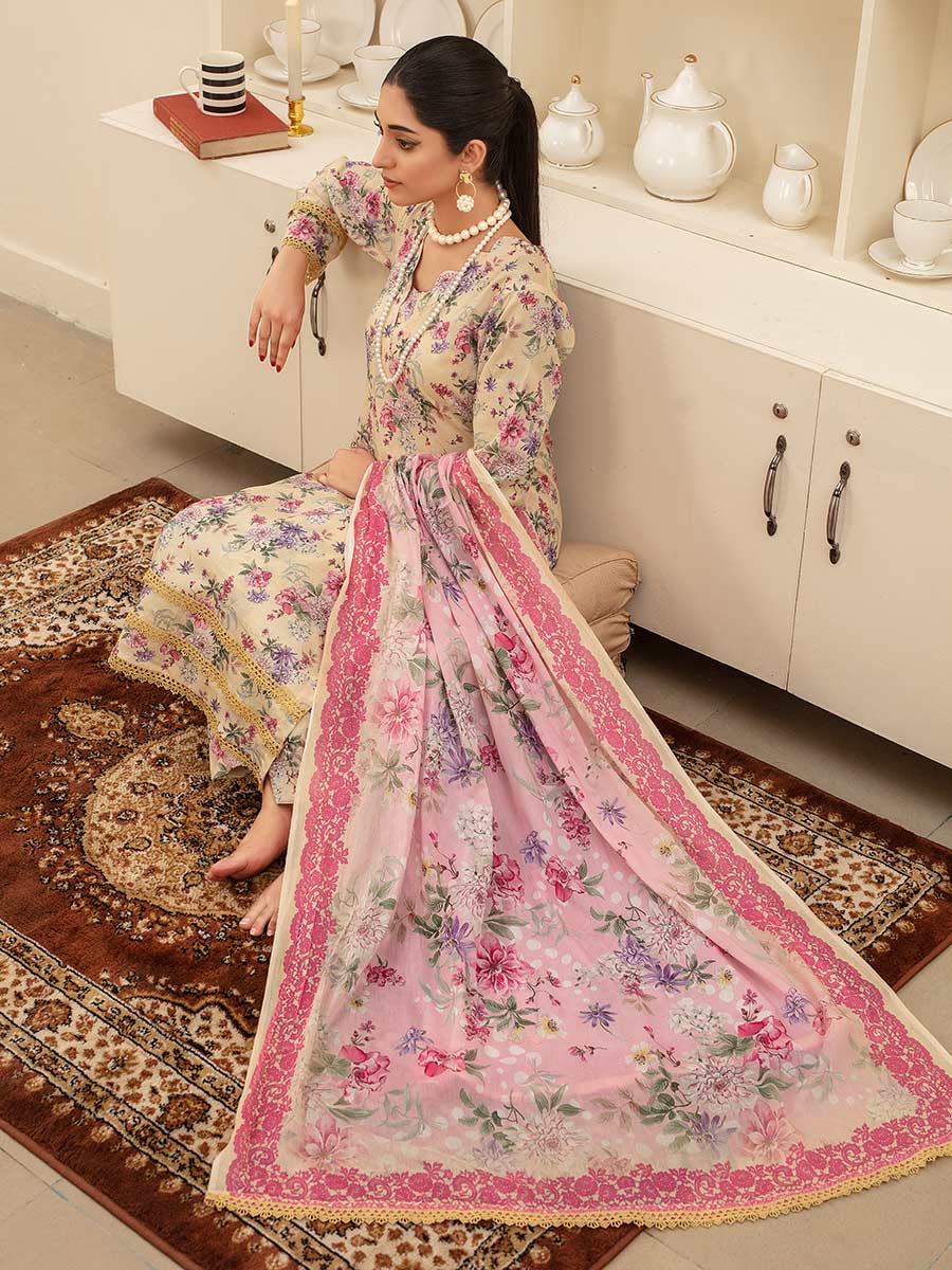 SAPPHIRE KHADDAR UNSTITCHED PRINTED 3PC
