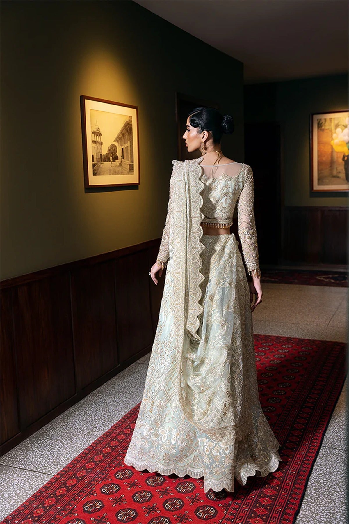 SAIRA RIZWAN ORGANZA UNSTITCHED EMB SRF-D-2 MAXI