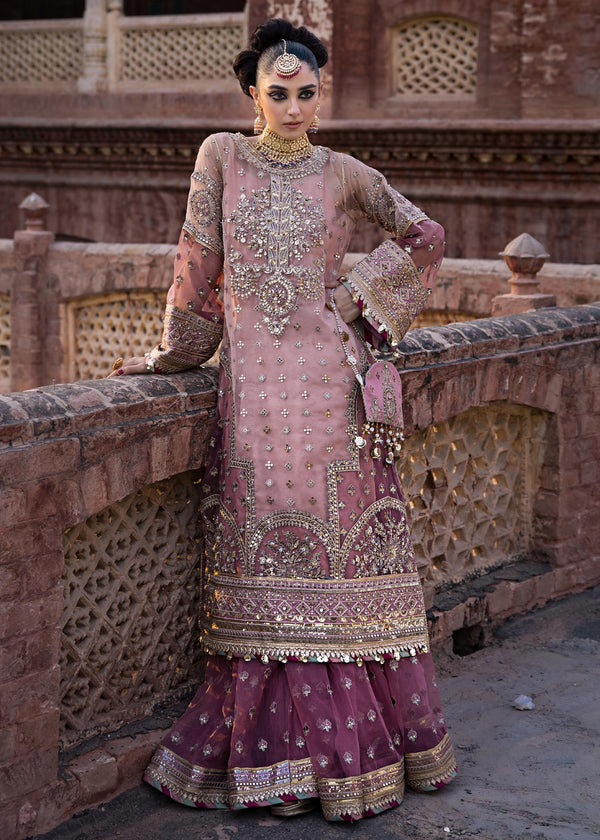 MNR ORGANZA UNSTITCHED EMB SUIT