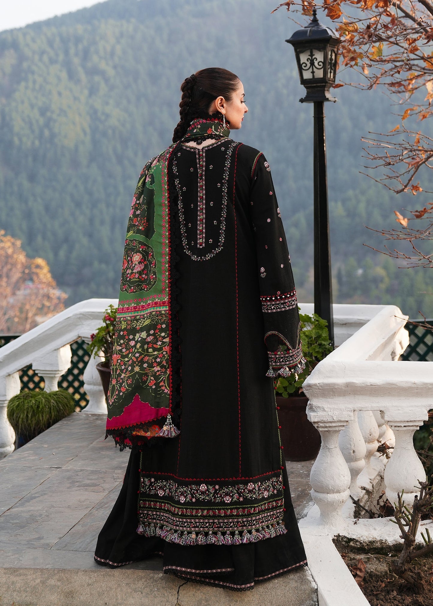 HUSSAIN REHAR DHANAK UNSTITCHED EMB 3PC