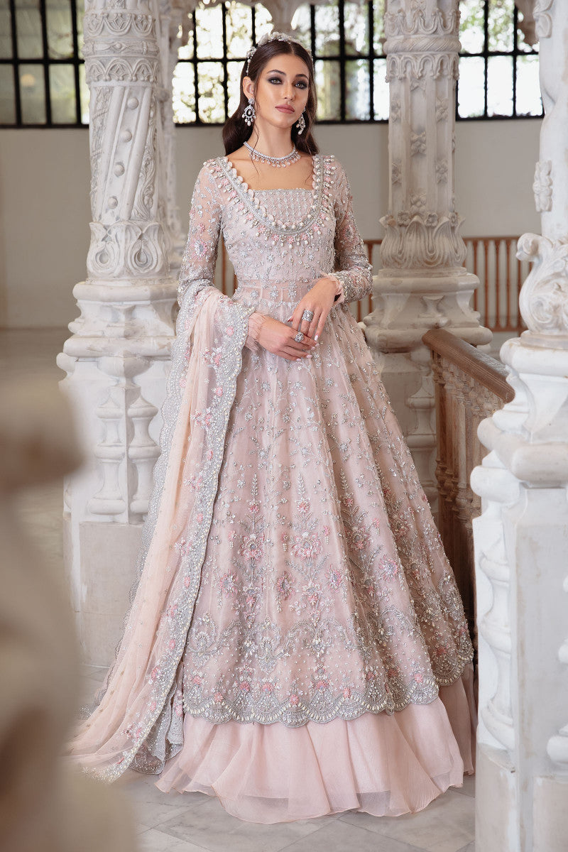 MARIA.B ORGANZA UNSTITCHED EMB MAXI