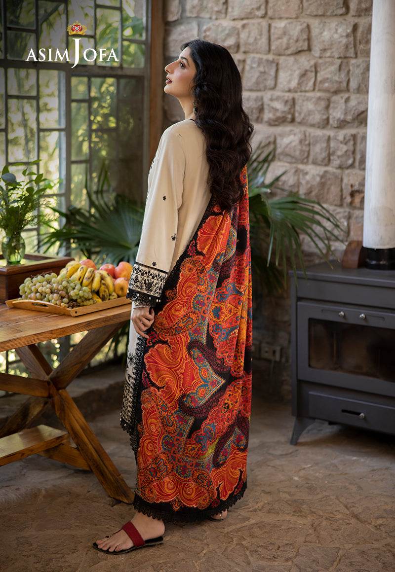 ASIM JOFA LAWN PREMIUM UNSTICH EMB 3PC - City Cloth House