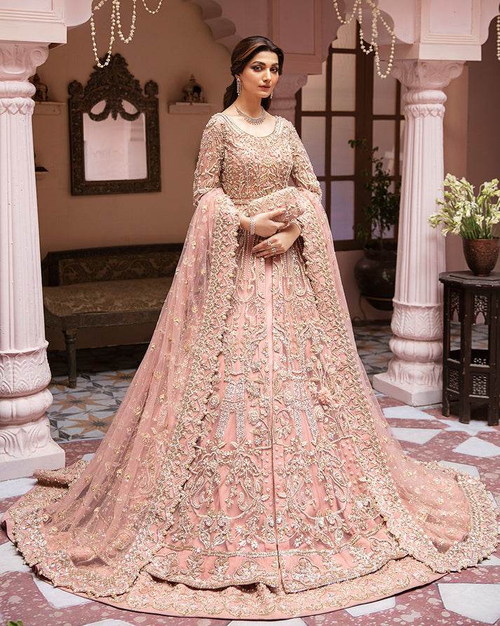 GULAAL ORGANZA UNSTITCHED EMB GHAZAL B-08 MAXI - City Cloth House
