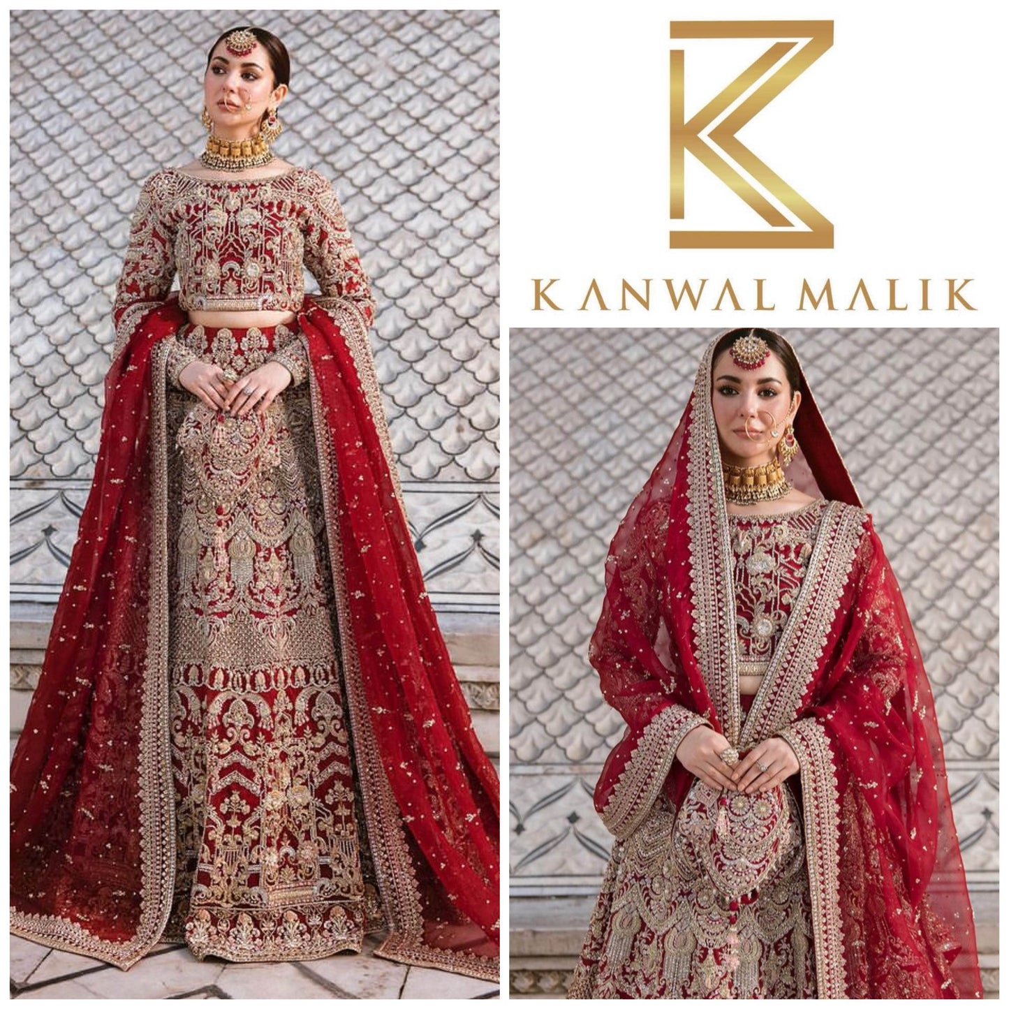 KANWAL MALIK NET UNSTITCHED EMB MAXI - City Cloth House