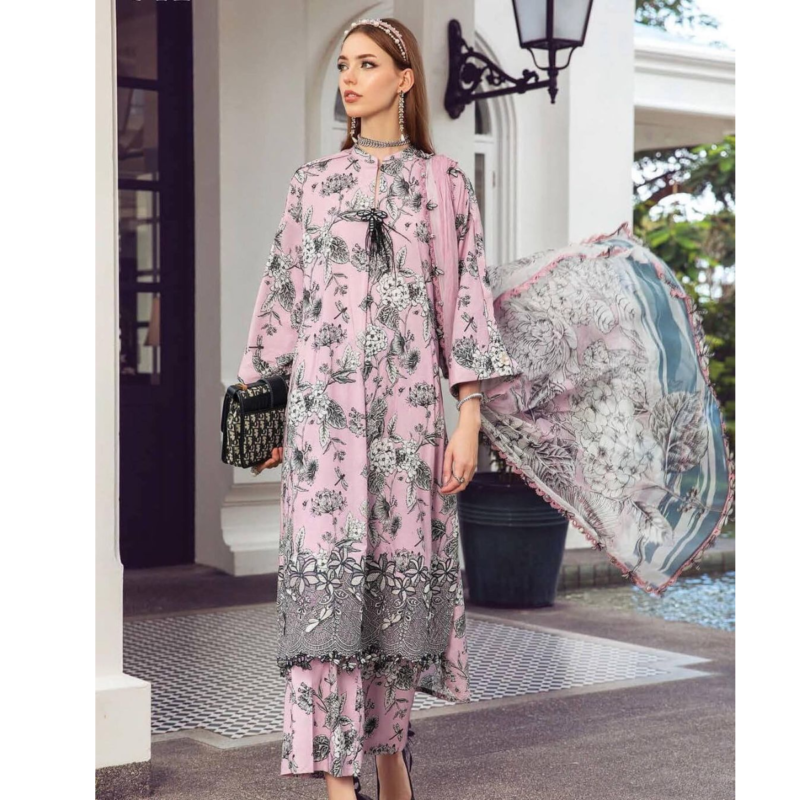 MARIA.B KARANDI UNSTITCHED PRINTED 3PC