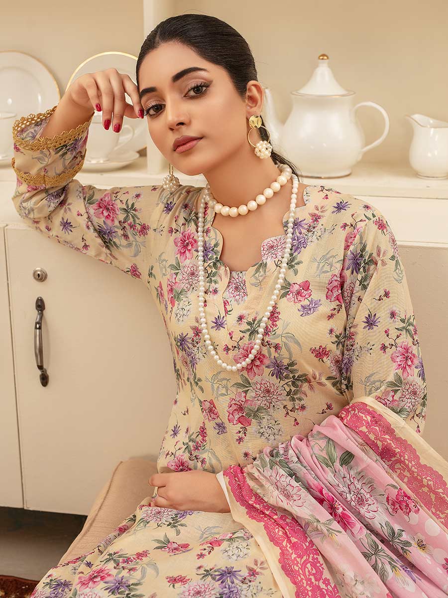 SAPPHIRE KHADDAR UNSTITCHED PRINTED 3PC