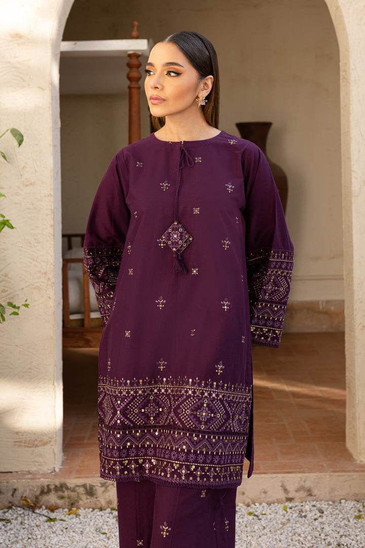 BATIK LAWN LUXURY UNSTICH EMB 2PC - City Cloth House