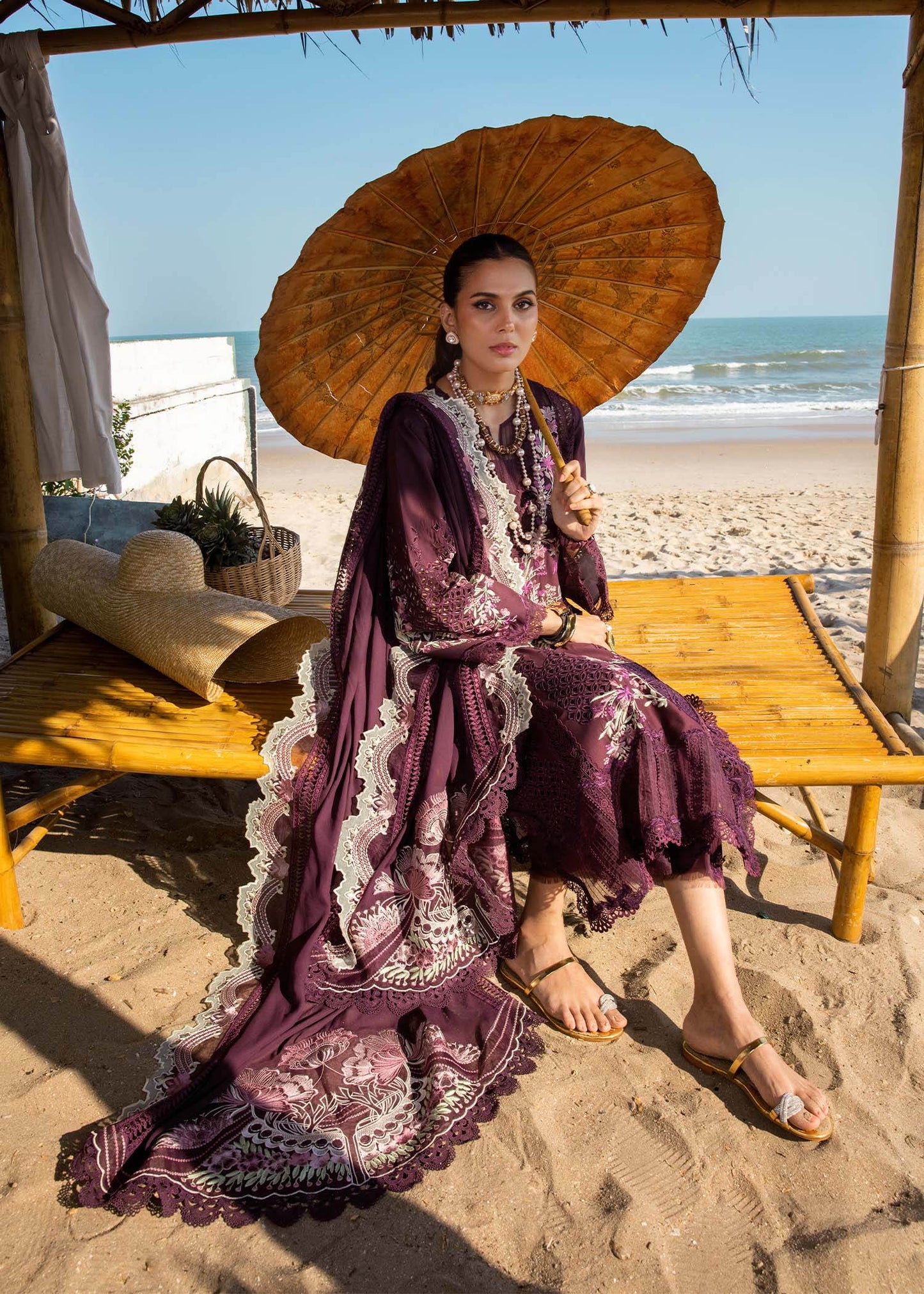 SAIRA*SHAKIRA LAWN UNSTITCHED EMB 3PC - City Cloth House