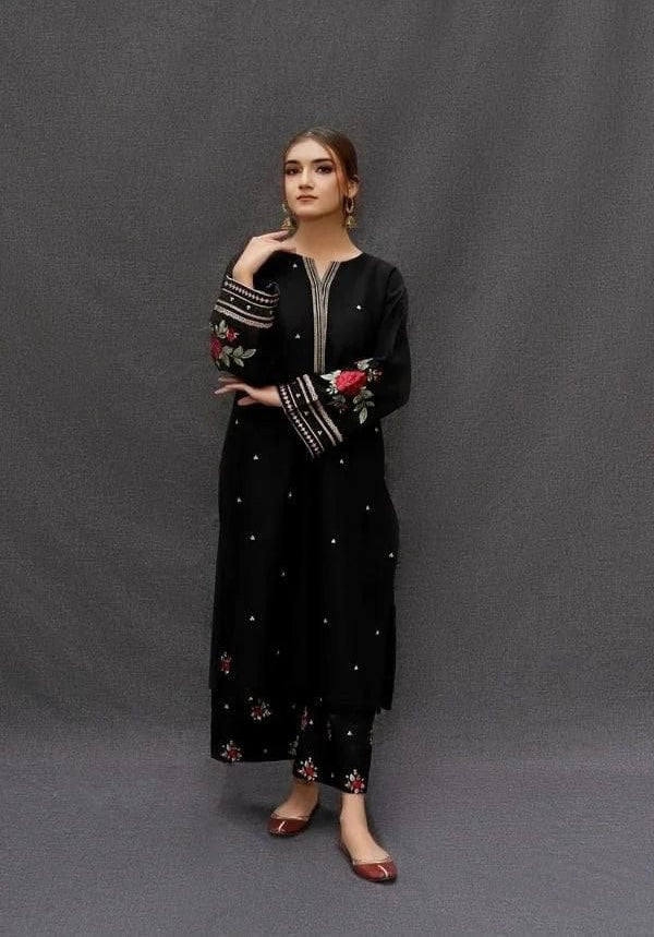URGE PREMIUM DHANAK UNSTITCHED EMB 3PC