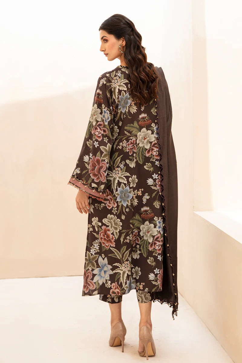 BAROQUE KHADDAR UNSTICH PRINTED 3PC