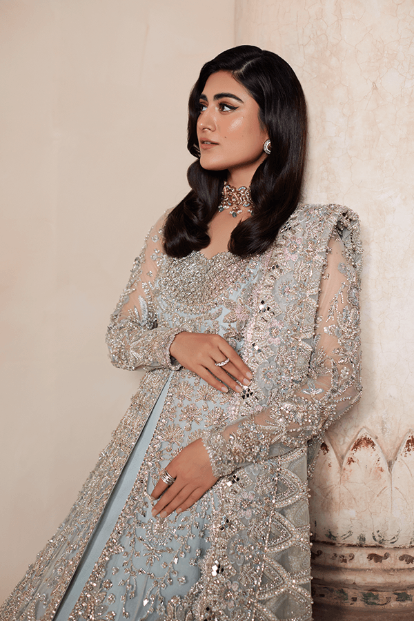 SORAYA ORGANZA UNSTITCHED EMB MAXI - City Cloth House