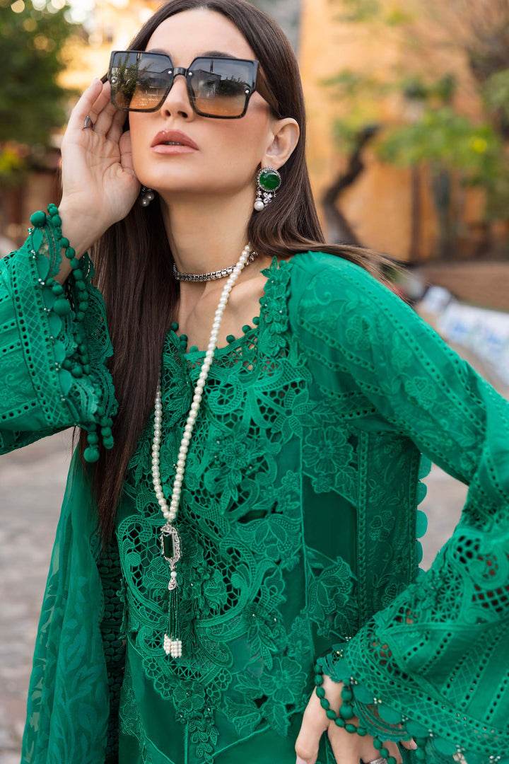 MARIA.B LAWN UNSTITCH EMB 3PC 25’ (8-B) - City Cloth House