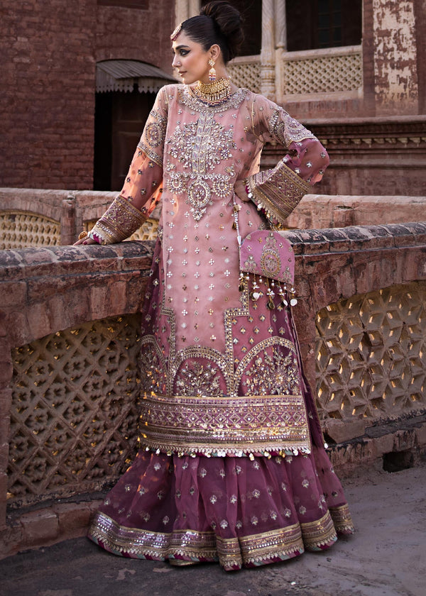MNR ORGANZA UNSTITCHED EMB SUIT
