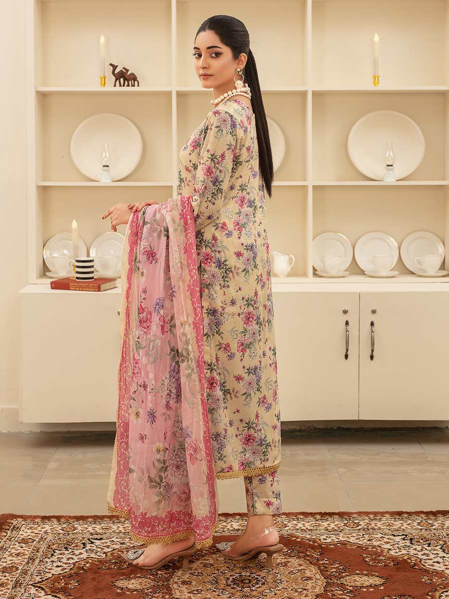 SAPPHIRE KHADDAR UNSTITCHED PRINTED 3PC