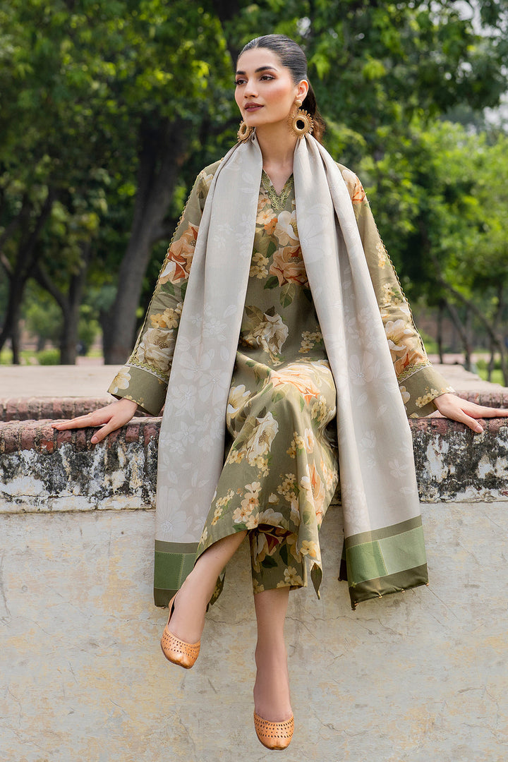 BAROQUE KHADDAR UNSTICH PRINTED 3PC