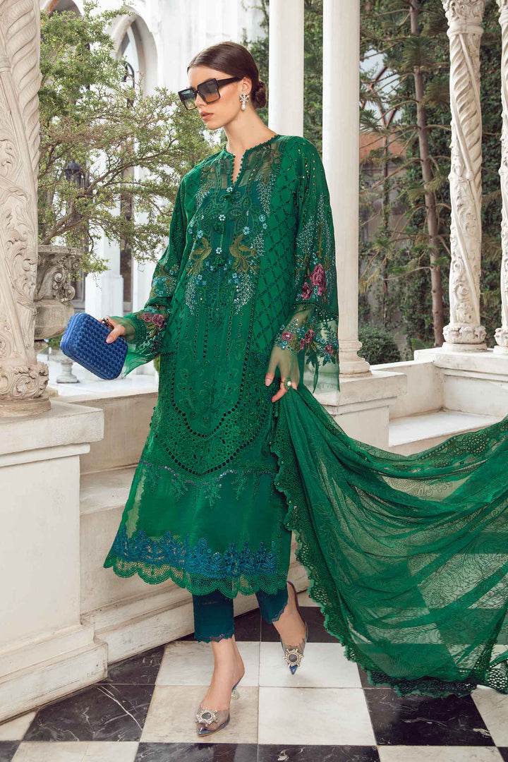 MARIA.B UNSTITCH EMB 3PC EID LAWN (24-0-D2) - City Cloth House