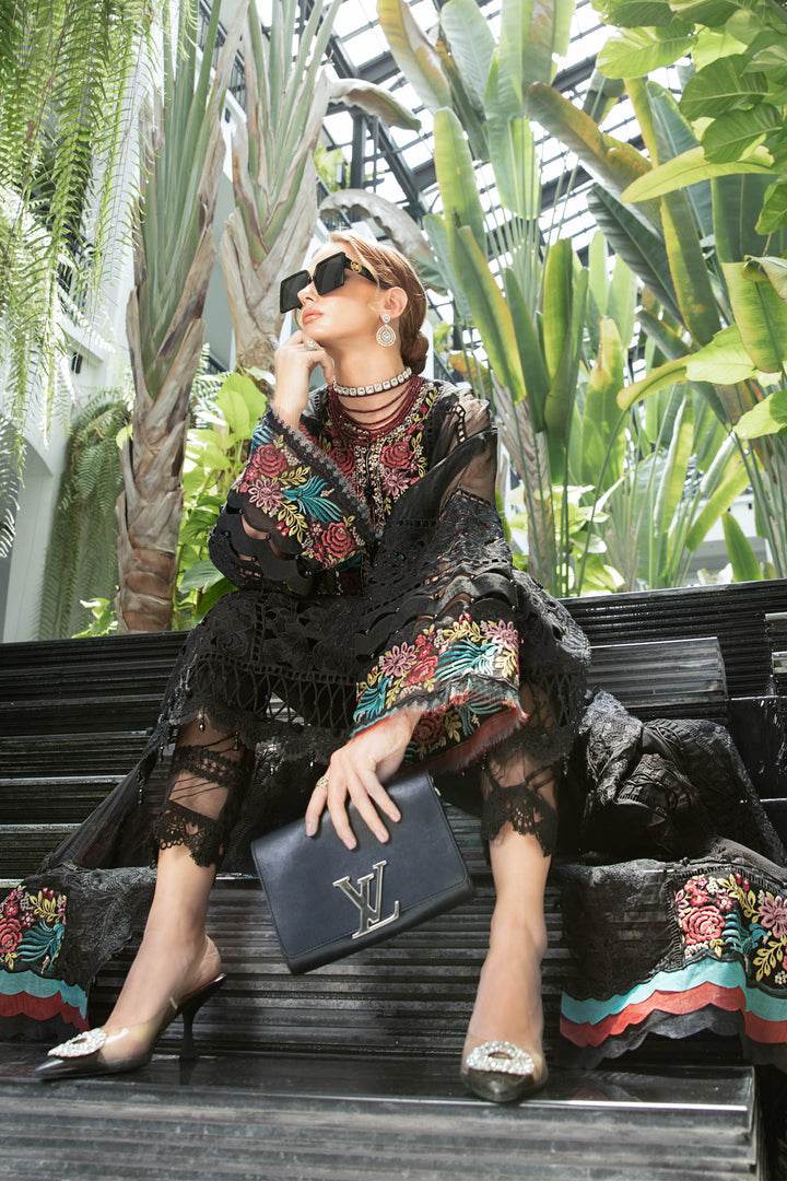 MARIA.B LAWN UNSTITCH EMB 3PC (EL-23-04) - City Cloth House