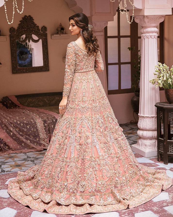 GULAAL ORGANZA UNSTITCHED EMB GHAZAL B-08 MAXI - City Cloth House