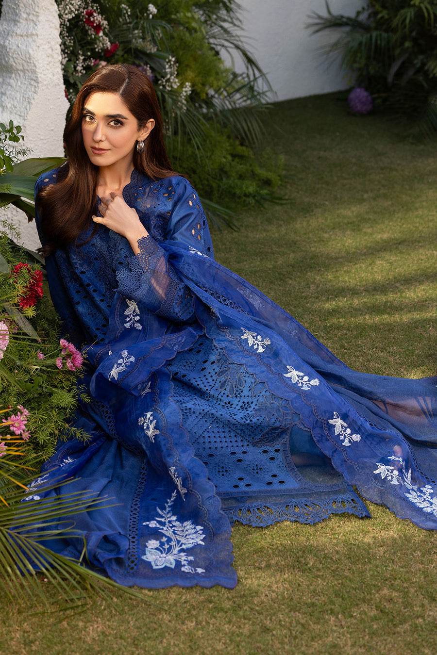 SOBIA NAZIR LAWN UNSTITCHED EMB 3PC - City Cloth House
