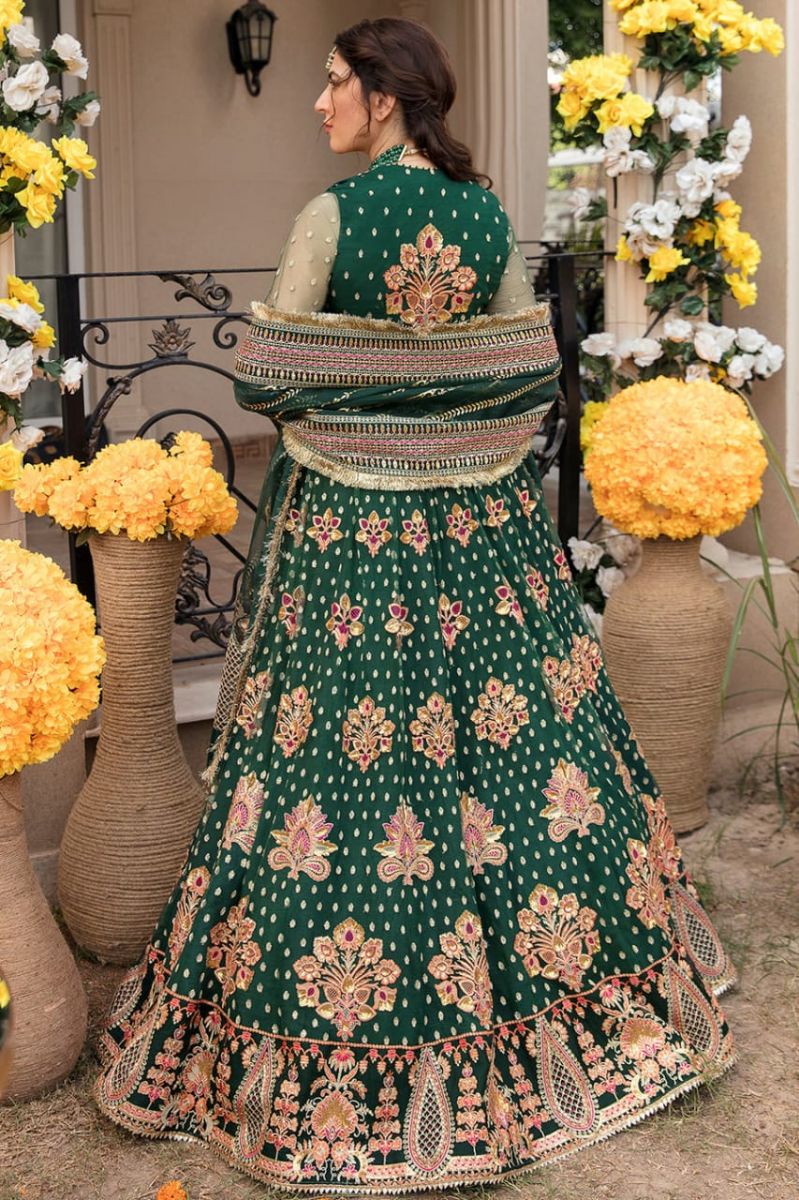 AFROZEH ORGANZA UNSTICH EMB MAXI