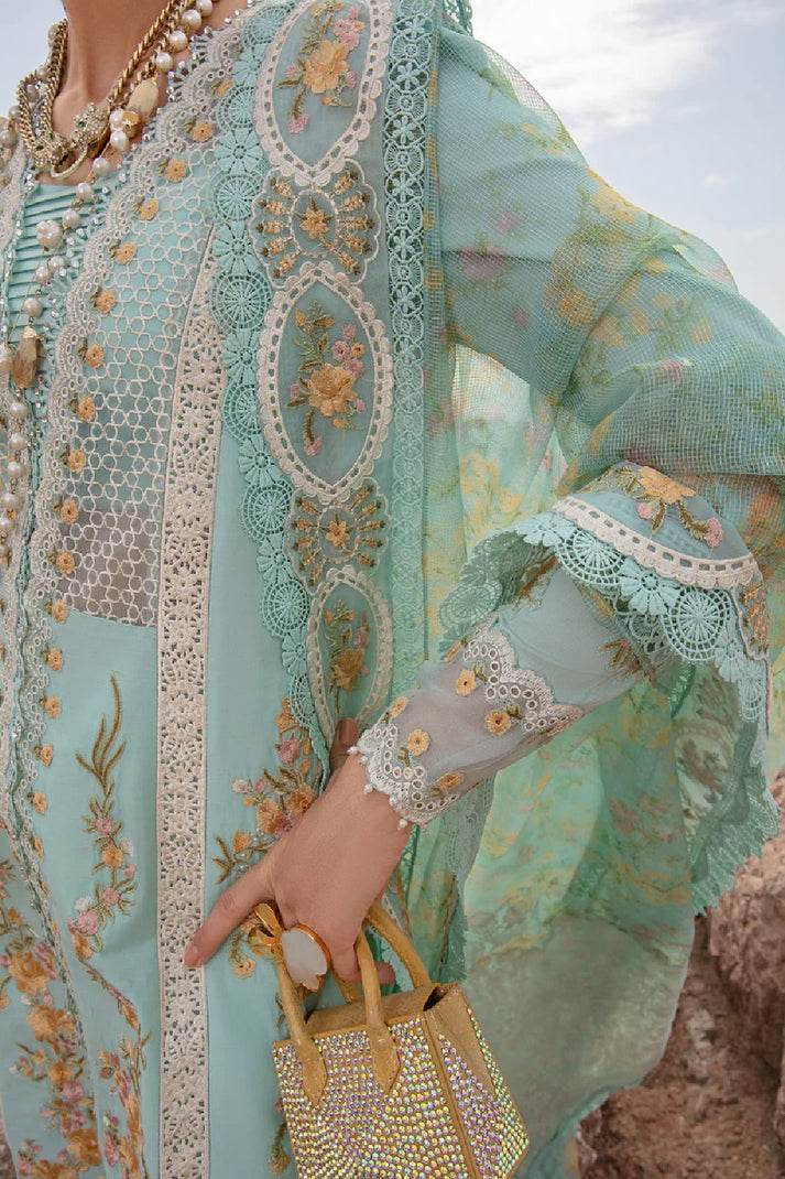 CRIMSON LAWN UNSTITCHED EMB 3PC DOVE’S SONG-OPEL (4A) - City Cloth House