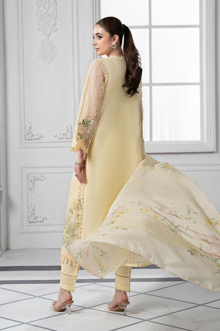 MARIA.B LAWN LUXURY UNSTITCH EMB 3PC 9-A - City Cloth House