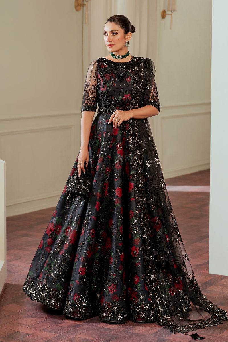 BAROQUE NET UNSTITCHED EMB MAXI BQU-CH-13-05 - City Cloth House