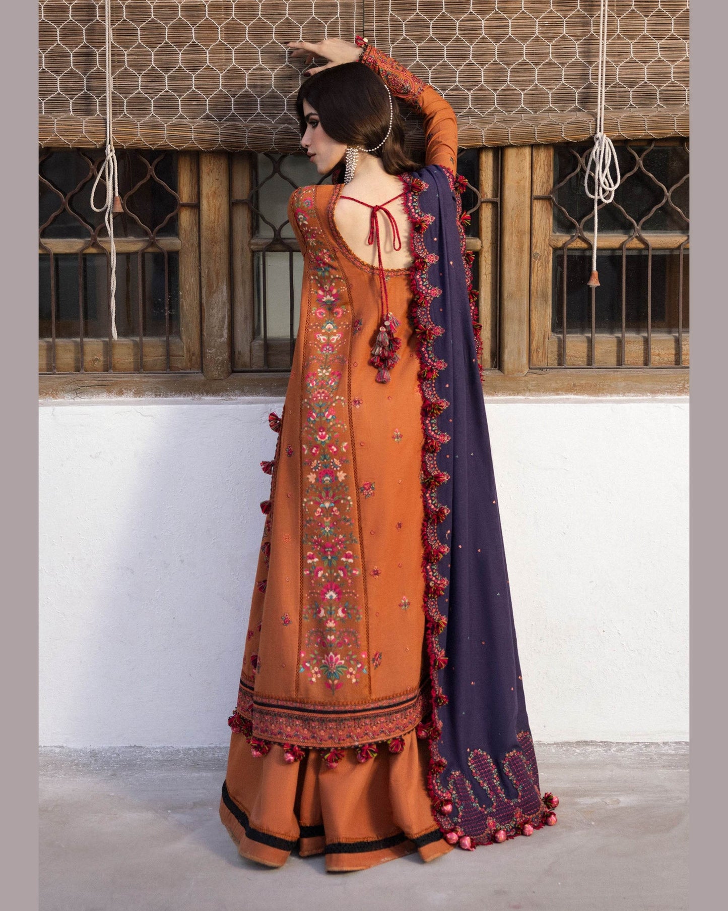 HUSSNAIN REHAR LAWN UNSTITCHED EMB 3PC - City Cloth House