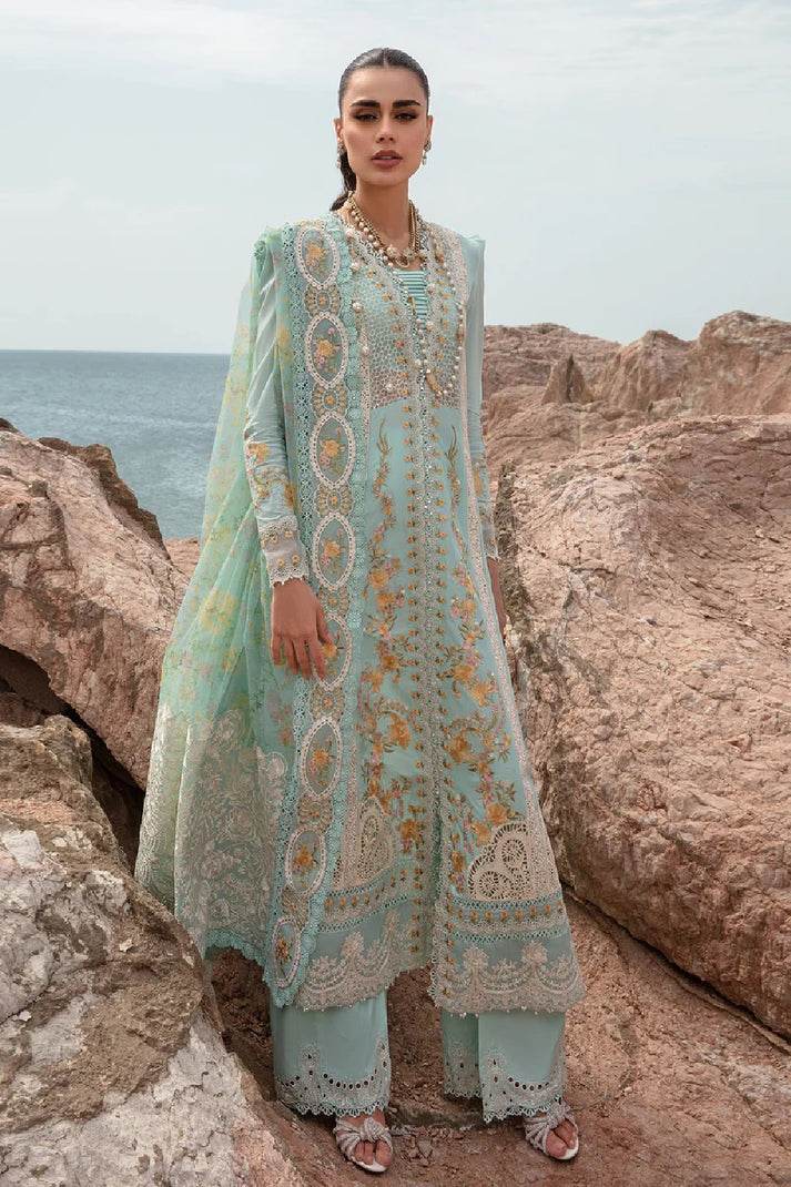 CRIMSON LAWN UNSTITCHED EMB 3PC DOVE’S SONG-OPEL (4A) - City Cloth House
